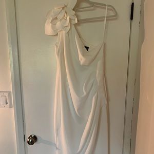 Xscape Floral Appliqué One Shoulder Sheath 14